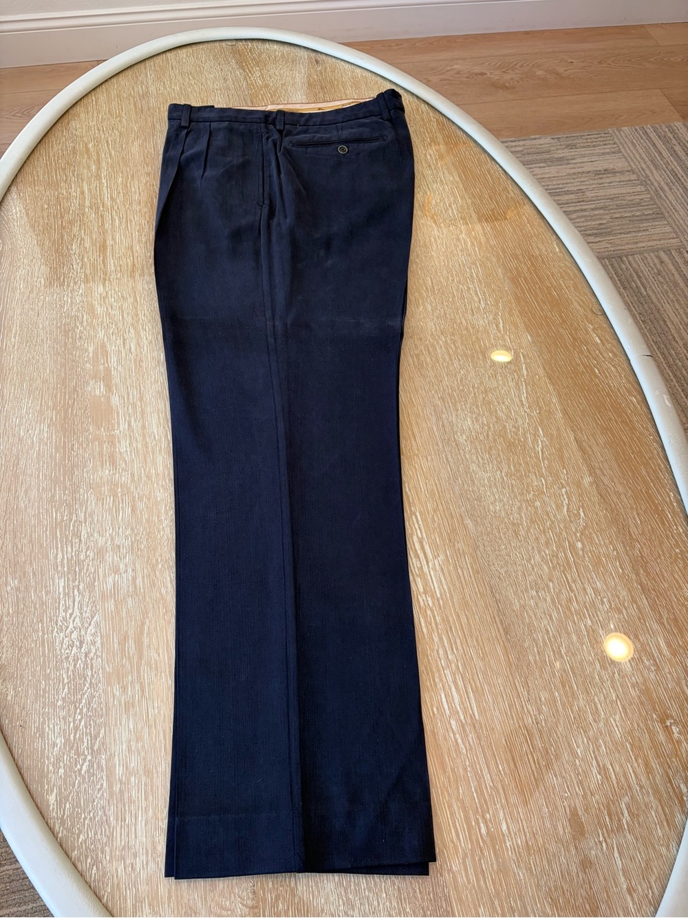 Tommy Bahama Men's Navy Silk Pants